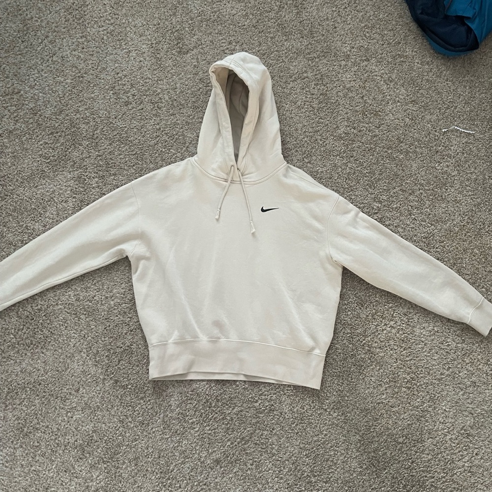 Nike cream hoodie